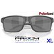 Gibston XL Steel / Prizm Black Polarized (OO9470-02)