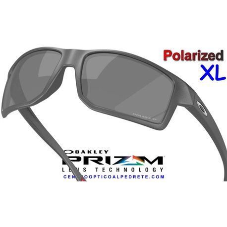 Gibston XL Steel / Prizm Black Polarized (OO9470-02)