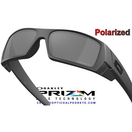 Gascan Steel / Prizm Black Polarized (OO9014-35)