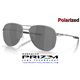 Contrail Ti Satin Chrome / Prizm Black Polarized (OO6050-03)