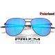 Contrail Ti Satin Light Steel / Prizm Sapphire Polarized (OO6050-04)