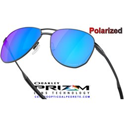 Contrail Ti Satin Light Steel / Prizm Sapphire Polarized (OO6050-04)