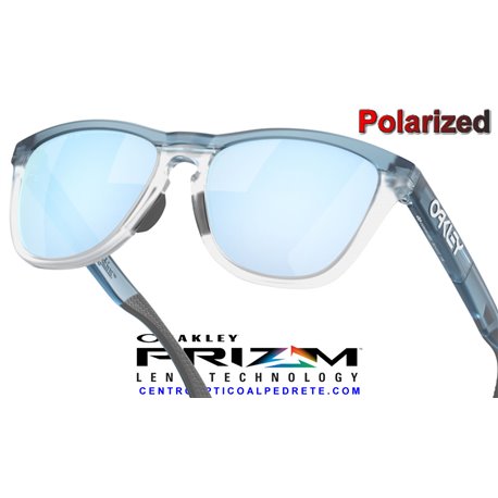 Frogskins Range Matte Transparent StoneWash / Prizm Deep Water Polarized (OO9013-09)