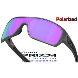 Turbine Rotor Matte Steel / Prizm Violet Polarized (OO9307-31)