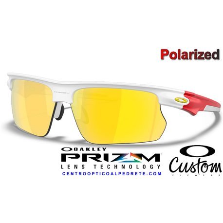 BiSphaera Custom White-Red / Prizm 24k Polarized (OO9400-10548)