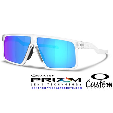 Helux Custom Matte Clear / Prizm Sapphire (OO9285-10562)