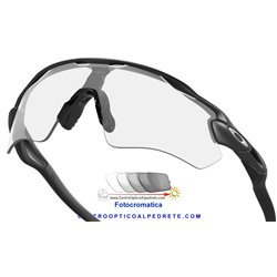 Radar EV Path Steel / Clear Black Iridium Photochromic (OO9208-13)