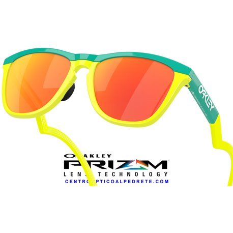 Frogskins Hybrid Celeste - Tennis Ball Yellow / Prizm Ruby (OO9289-02)