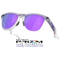 Frogskins Hybrid Matte Lilac - Clear / Prizm Violet (OO9289-01)