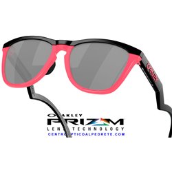 Frogskins Hybrid Matte Black - Neon Pink / Prizm Black (OO9289-04)