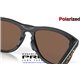 Frogskins Hybrid Matte Black / Prizm 24K Polarized (OO9289-06)