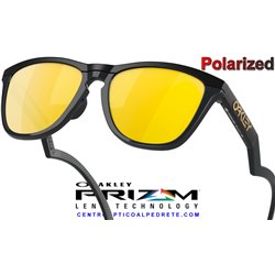 Frogskins Hybrid Matte Black / Prizm 24K Polarized (OO9289-06)