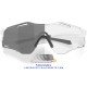 Cybr Zero Matte White / Clear to Black Iridium Photochromic (OO9512D-01)