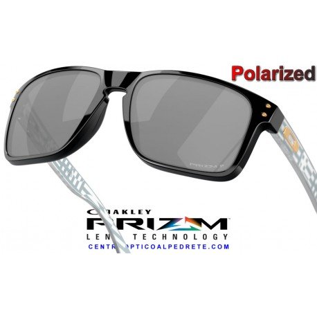 Holbrook XL Polished Black / Prizm Black Polarized (OO9417-43)