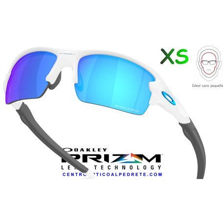 Oakley Flak 2.0 S Polished White / Prizm Sapphire (OO9511-02)