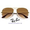 Ray-Ban Aviator Large Metal Arista Gold / Light Brown (RB3025 001/51)