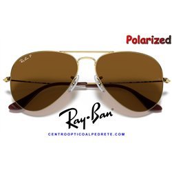 Ray-Ban Aviator Large Metal Arista / Brown Polarized (RB3025 001/57)
