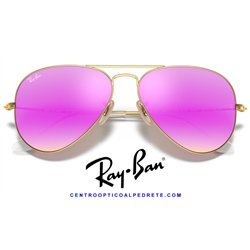 Ray-Ban Aviator Gold / Cyclamen Flash (RB3025 112/4T)