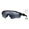 Radar EV XS Path Polished Black / Black Iridium Polarized (OJ9001-07)